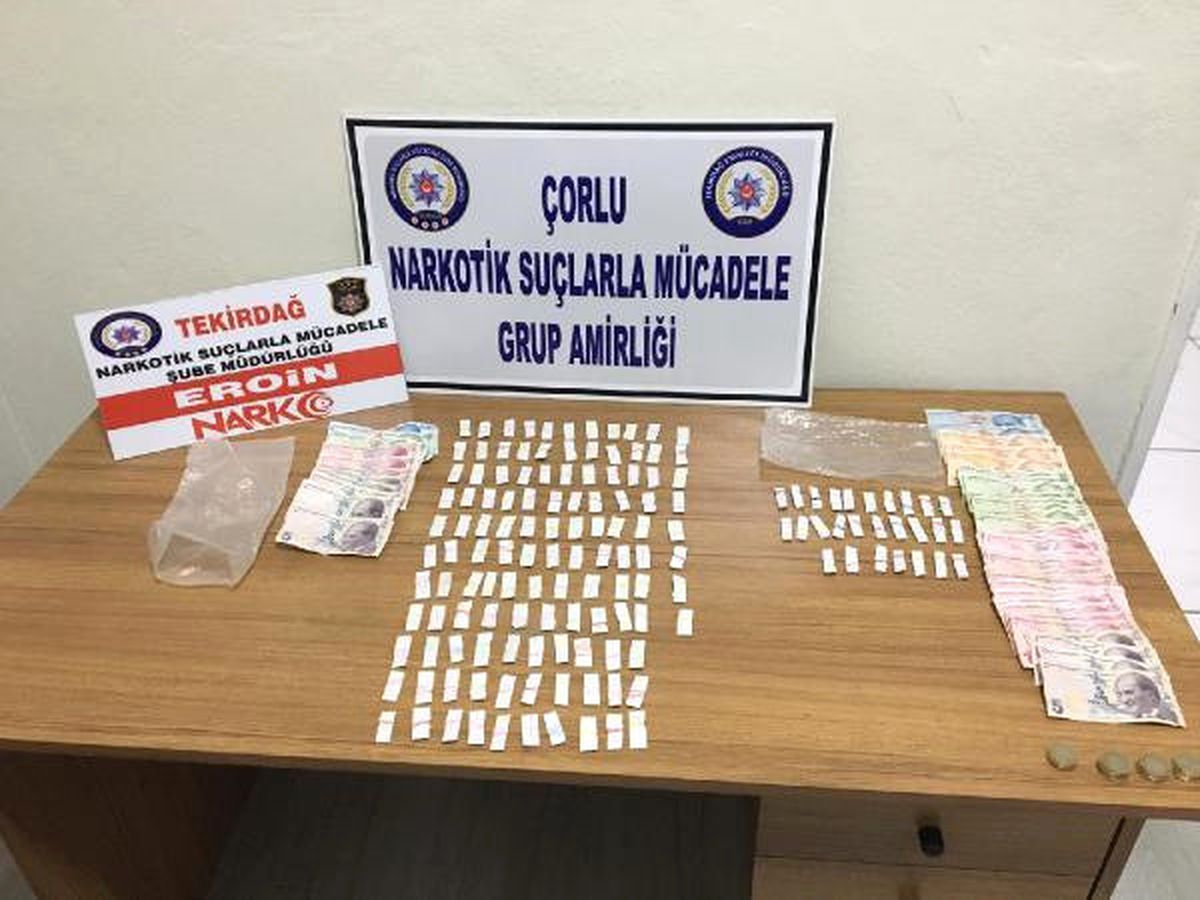 Çorlu\'da Uyuşturucu Operasyonu: 3 Gözaltı