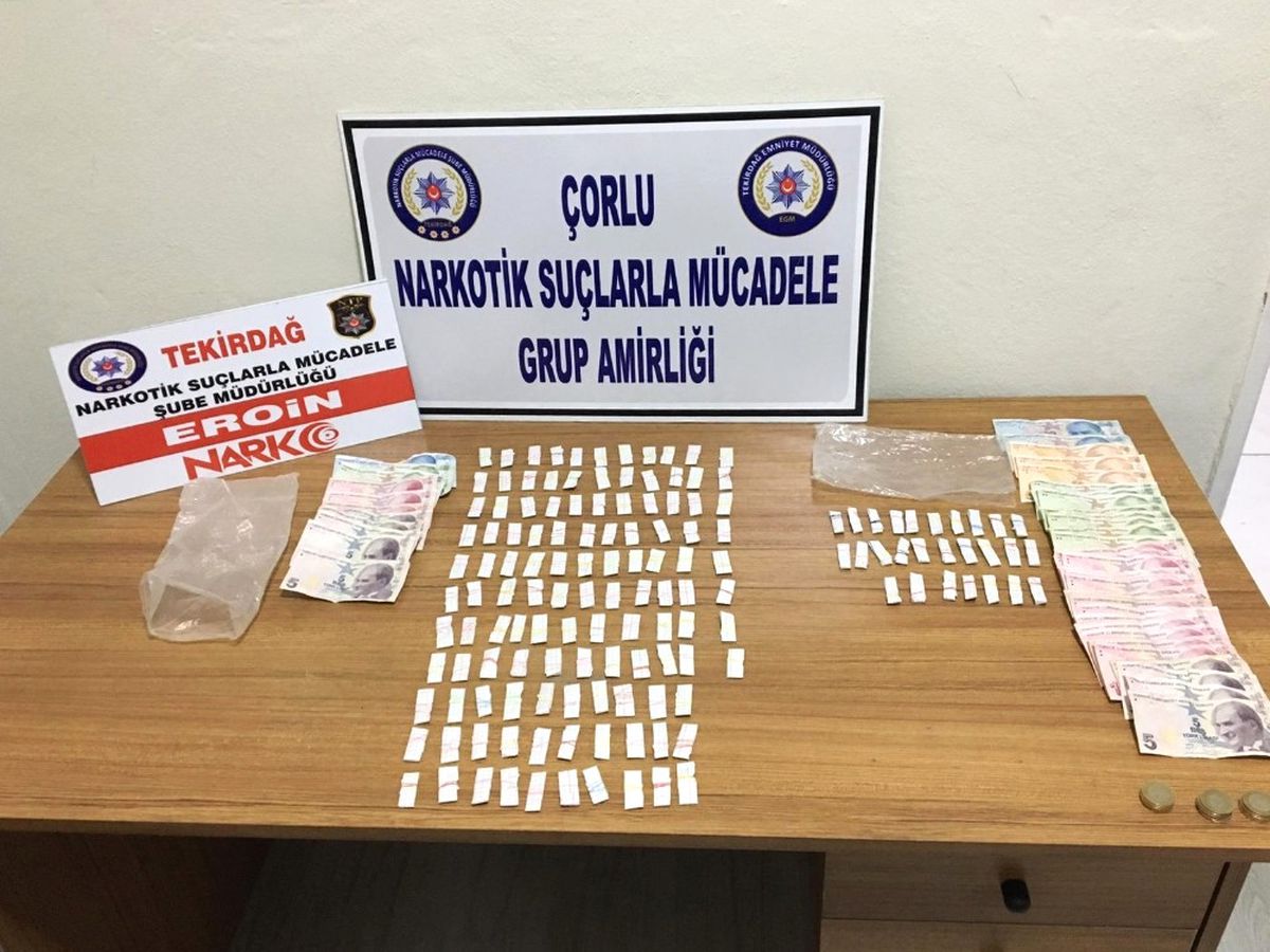 Çorlu\'da Uyuşturucu Operasyonu 3 Gözaltı
