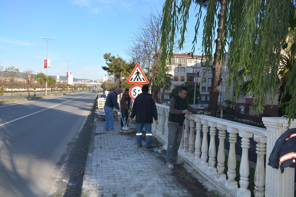 Gülüç Belediyesi Çevre Düzenleme Çalışmaları Aralıksız Sürdürüyor
