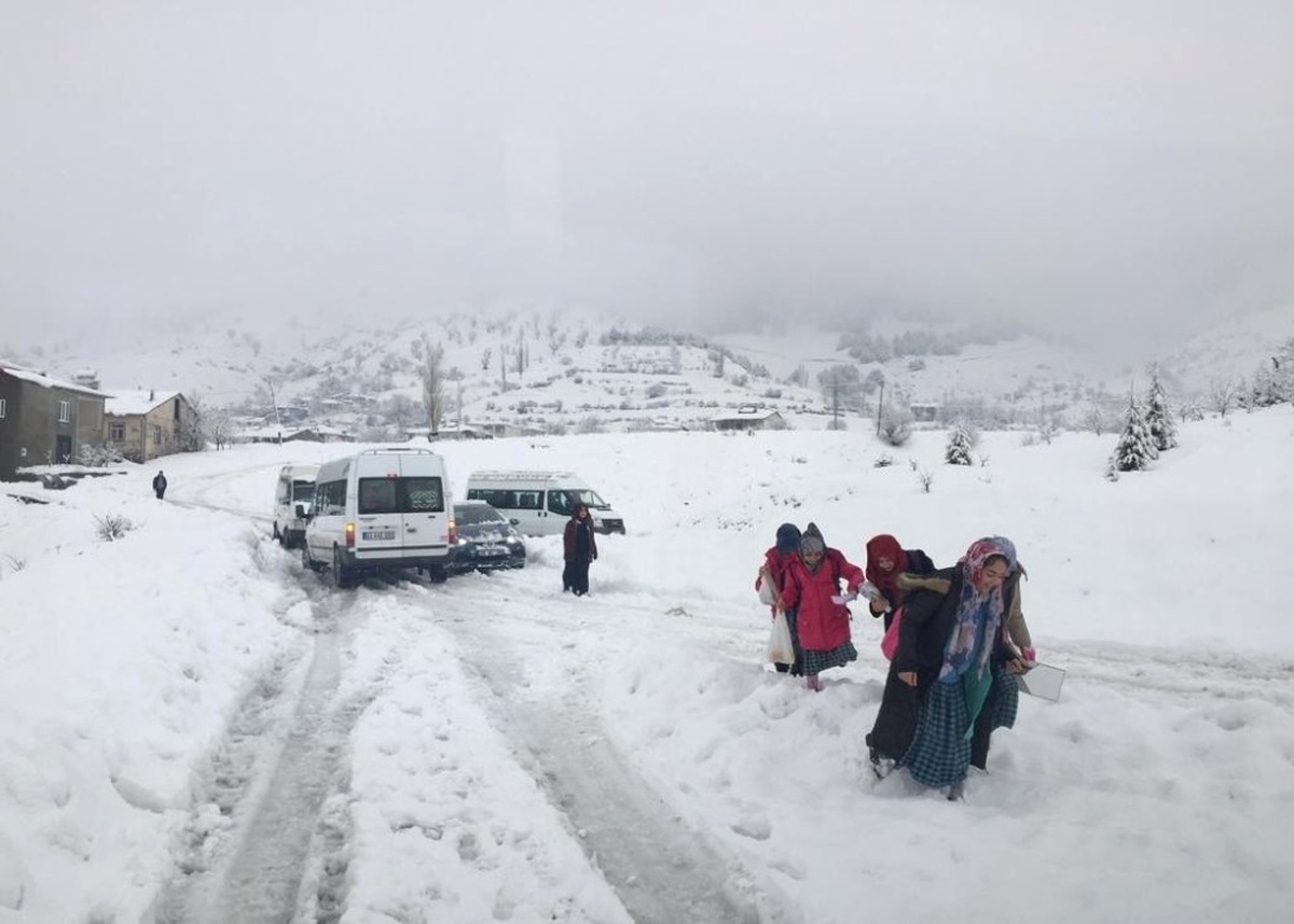 Kar Yağışı Sincik\'te Hayatı Olumsuz Etkiliyor
