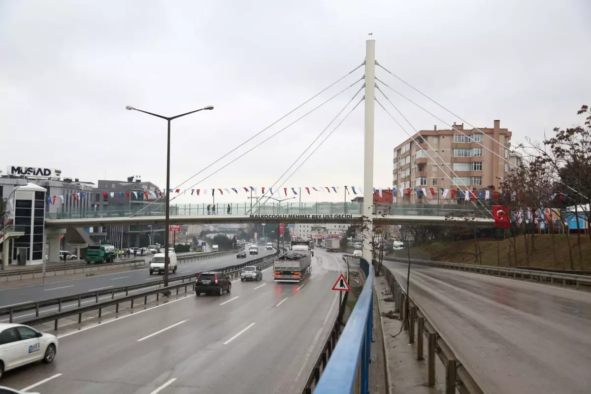 Malkoçoğlu Mehmet Bey Üst Geçidi Tanıtıldı