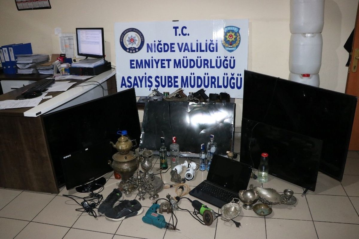 Niğde Polisinden Hırsızlık Şebekesine Darbe