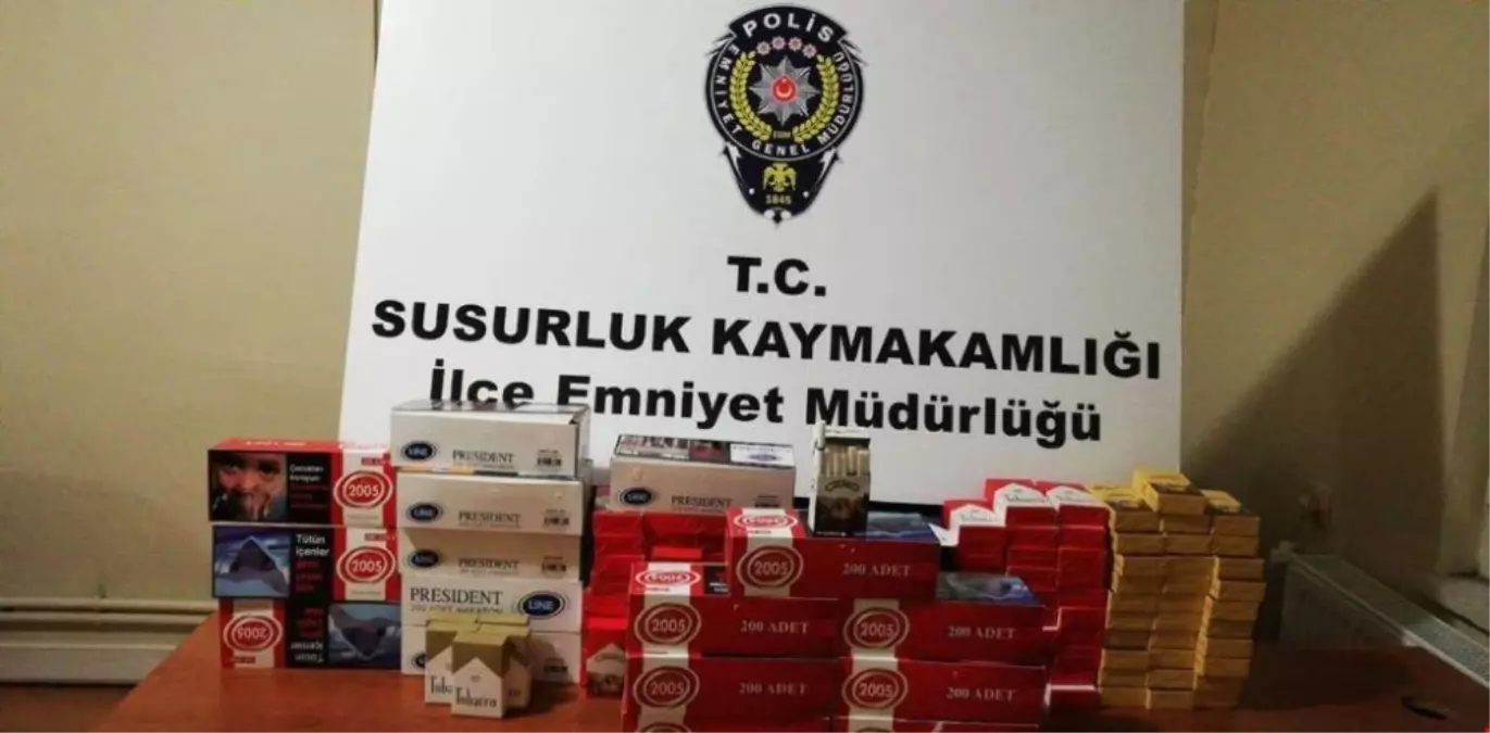 Susurluk\'ta Kaçak Tütün Operasyonu