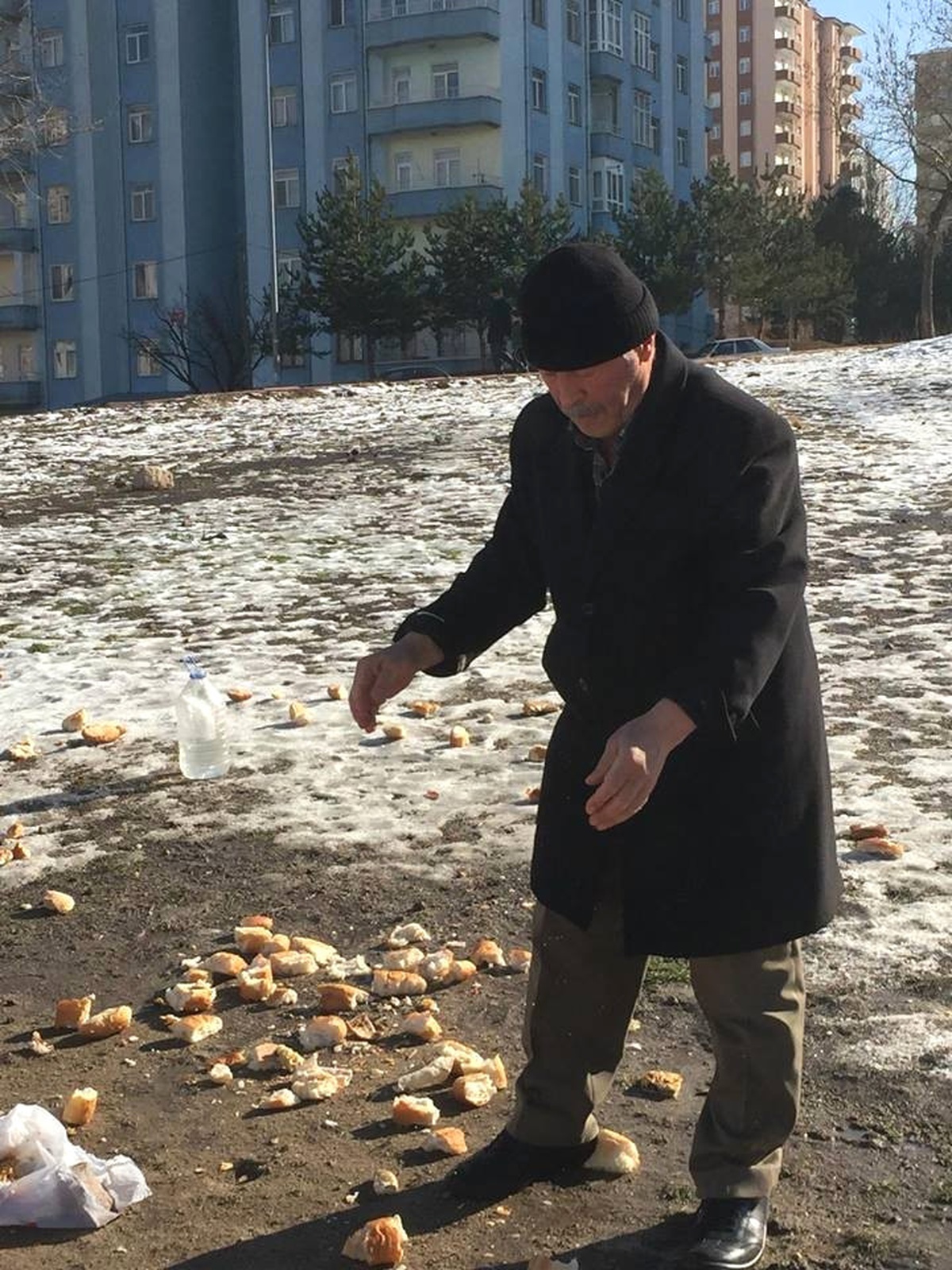 13 Senedir Sokak Hayvanları İçin Bayat Ekmek Topluyor