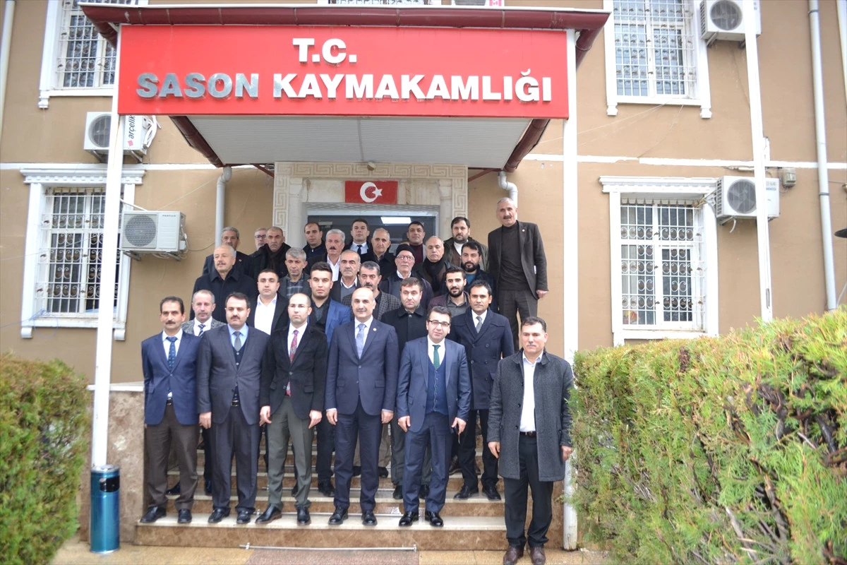 AK Parti Batman Milletvekili Özdemir\'den Sason\'a Ziyaret