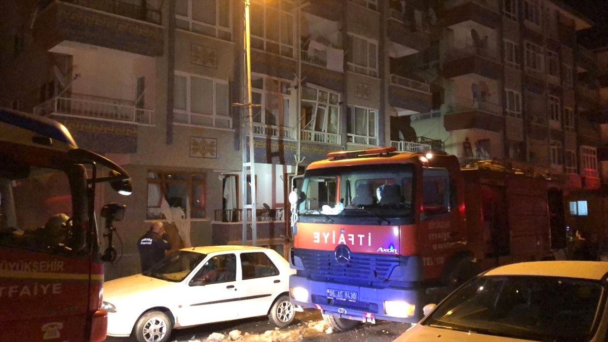 Ankara\'da Doğal Gaz Patlaması