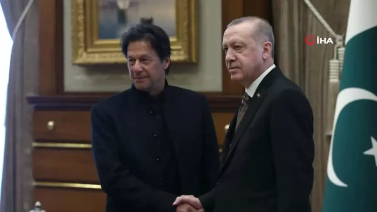 Cumhurbaşkanı Erdoğan, Pakistan Başbakanı Khan\'ı Kabul Etti