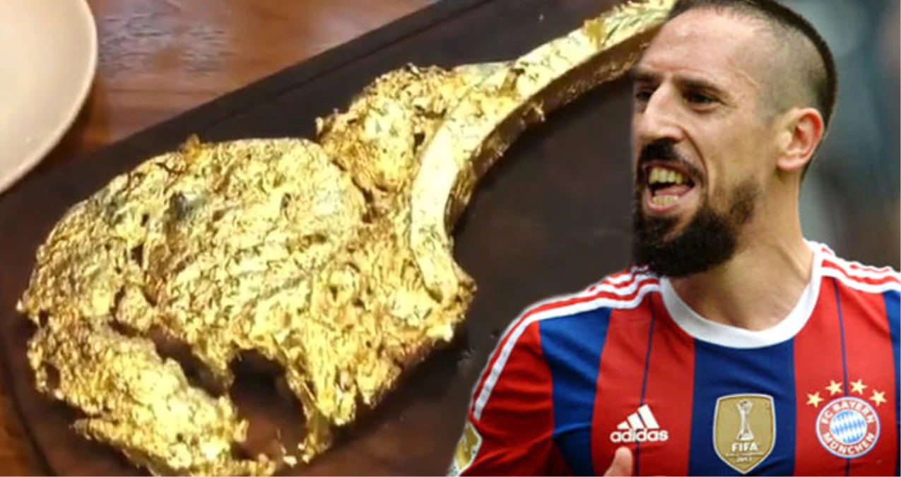 Fransız Futbolcu Ribery, Nusret\'in Hazırladığı Altın Kaplama Ete 7 Bin 500 TL Ödedi