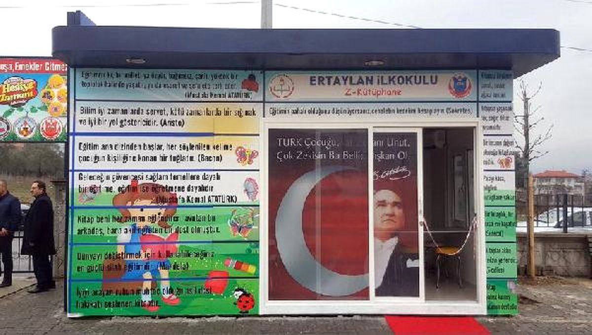 İlkokulun \'Z Kütüphanesi\' Açıldı