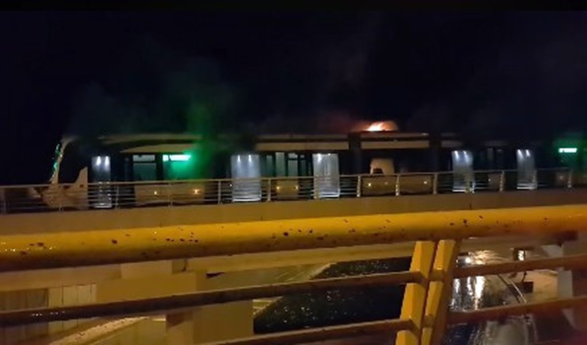 Isınan Klima Motoru Tramvay Vagonunda Yangına Neden Oldu