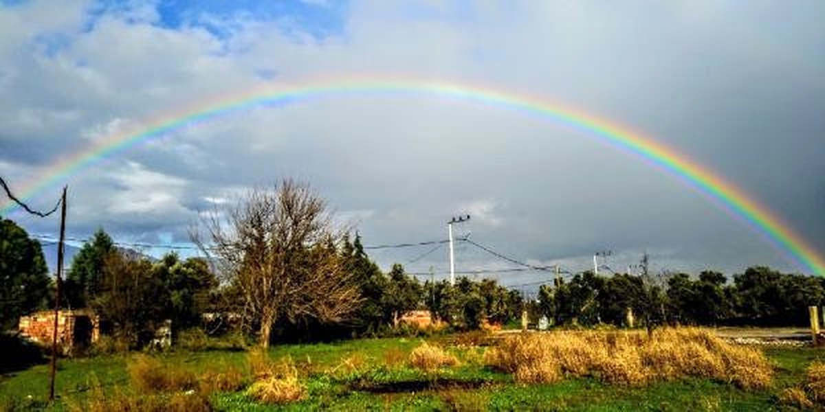 İzmir\'de Gökkuşağı Güzelliği