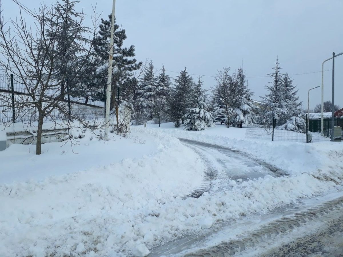 Kırklareli\'nde Kar Yağışı