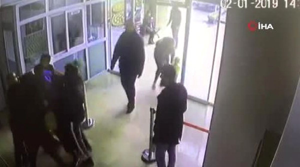 Noterdeki Kavganın Kamera Görüntüleri Ortaya Çıktı
