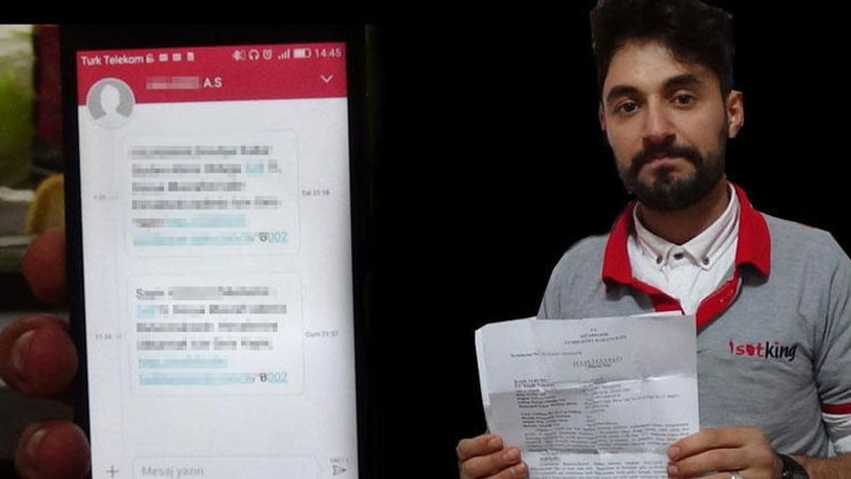 Telefonuna Gelen Mesaja Tıklayan Vatandaş, 30 Bin TL\'sini Kaptırdı