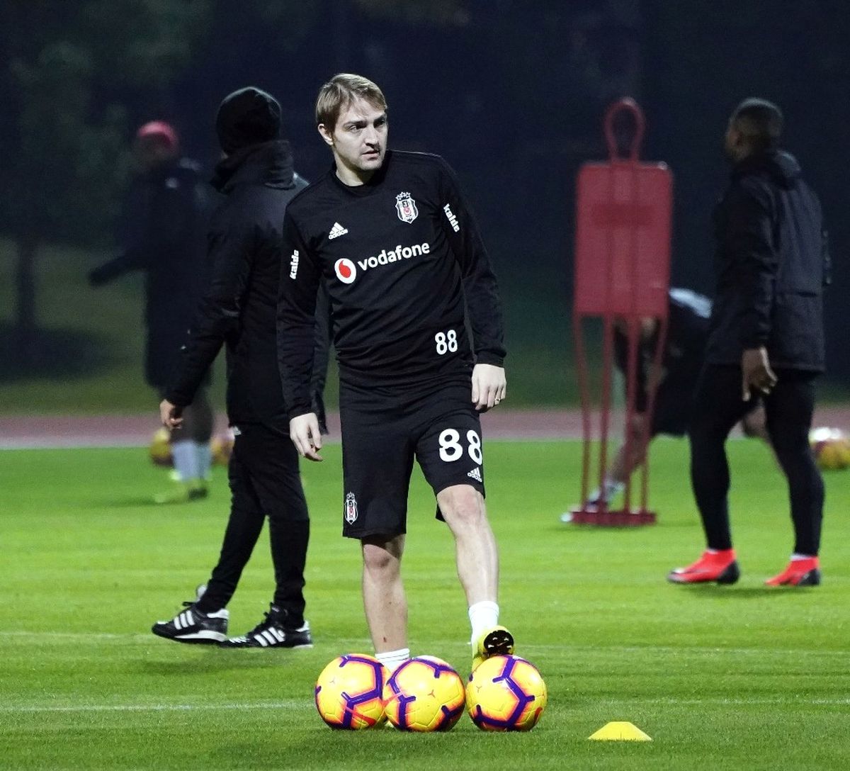 Beşiktaş\'ta Keyifli Antrenman