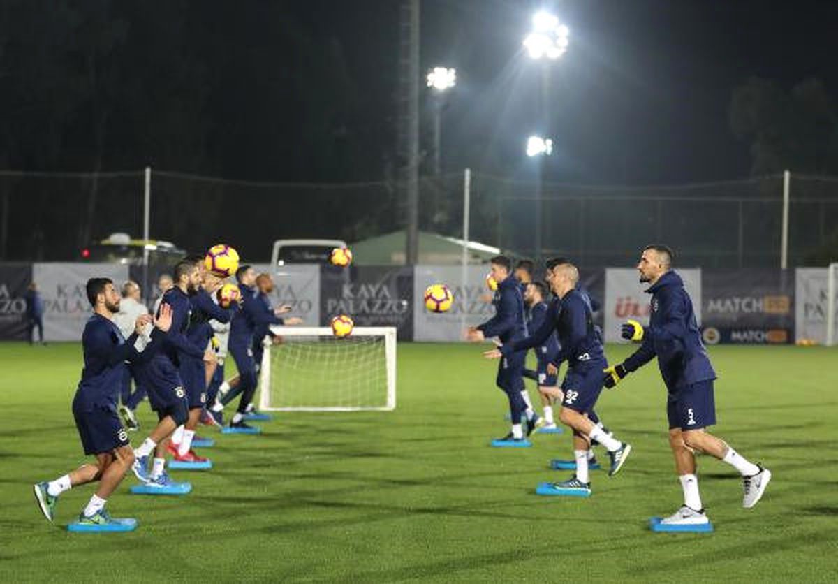 Fenerbahçe Günün İkinci Çalışmasını Yaptı