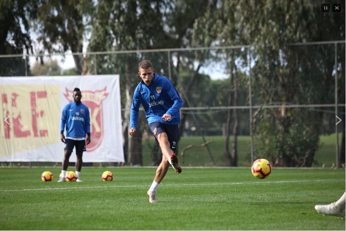 Kayserispor Şut Çalıştı