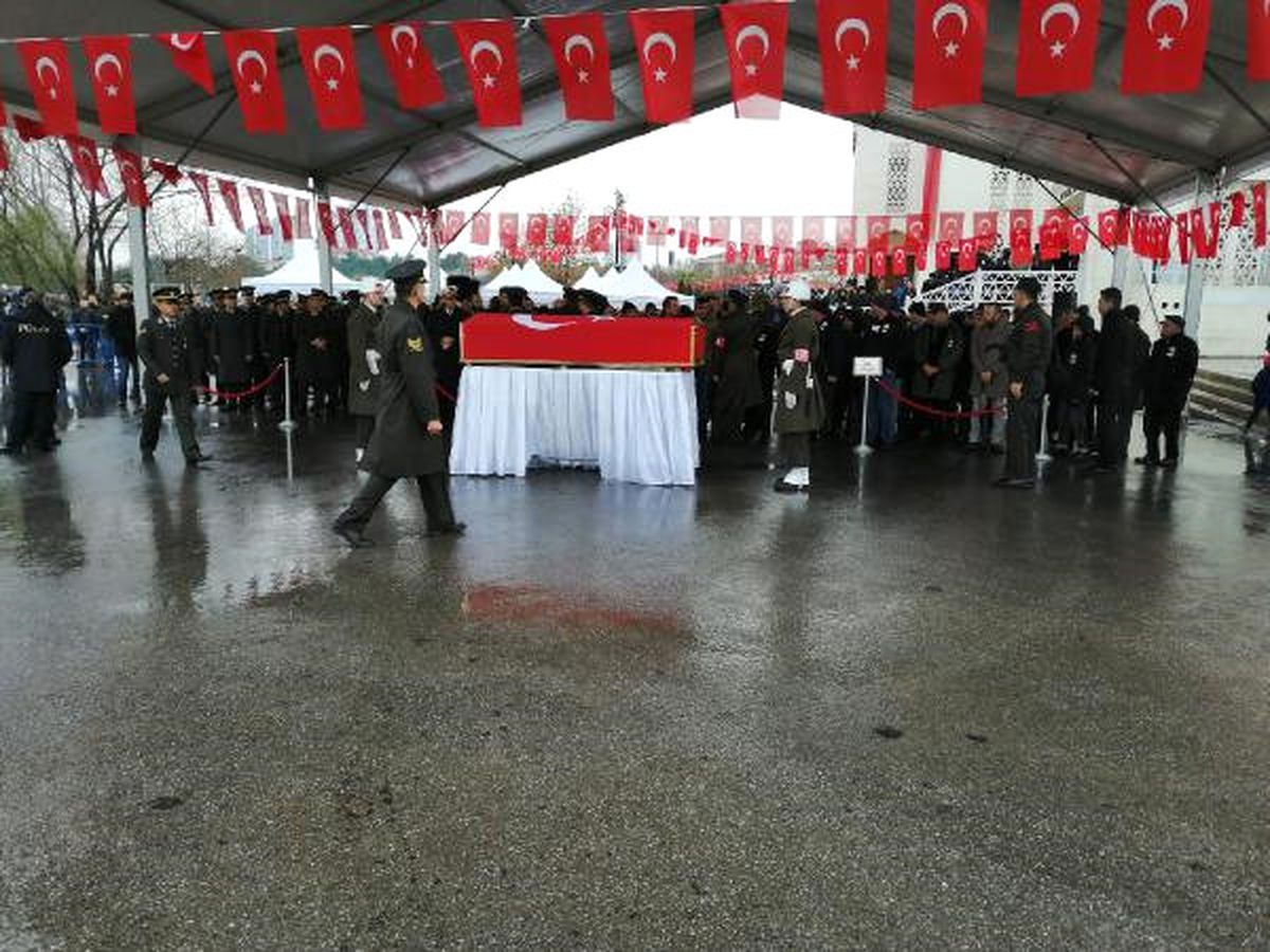 Kuzey Irak Şehidi Son Yolculuğuna Uğurlanıyor (1)