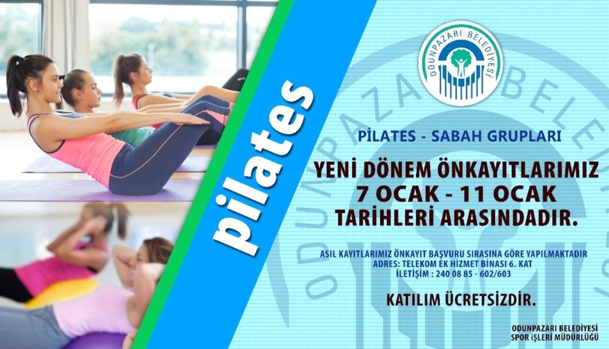 Odunpazarı\'nda Pilates Kayıtları Başlıyor