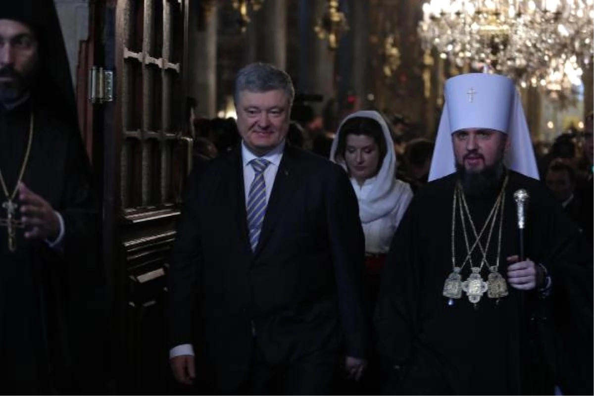 Poroşenko Fener Rum Ortodoks Patrikhanesi\'nde