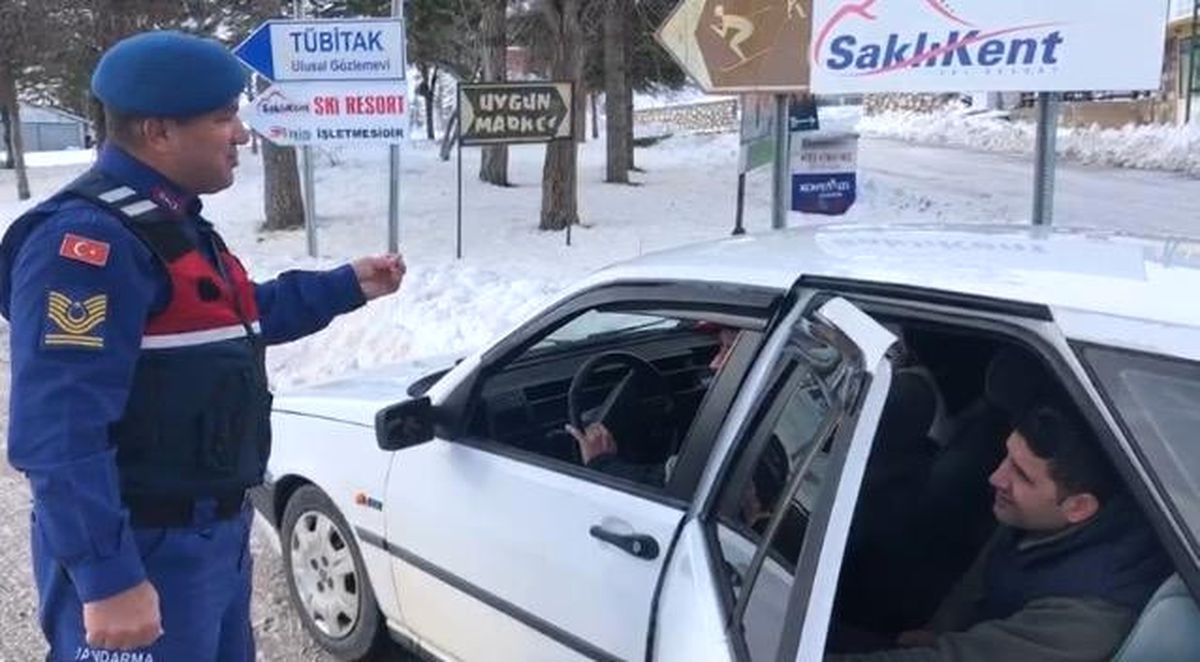Sarıkamış Şehitlerini Anma Yürüyüşü Öncesi Saklıkent Yol Denetimi