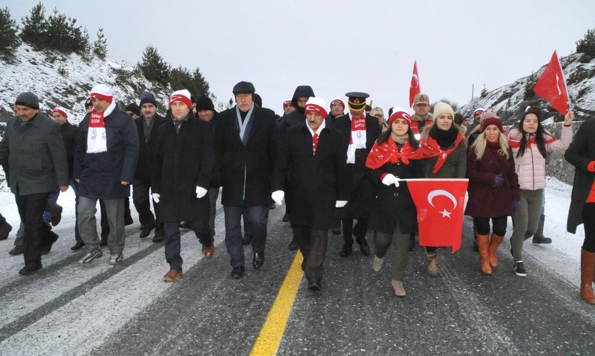 Alaçam\'da Sarıkamış Şehitleri Anıldı