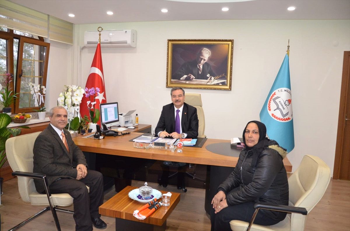 Edirne Milli Eğitim Müdürü Arpacı\'ya Ziyaret