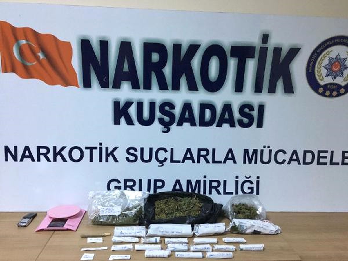 Kuşadası\'ndaki Uyuşturucu Operasyonunda 2 Tutuklama