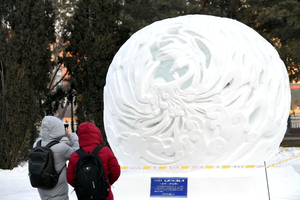 Çin\'de Harbin Uluslararası Buz Festivali Başladı