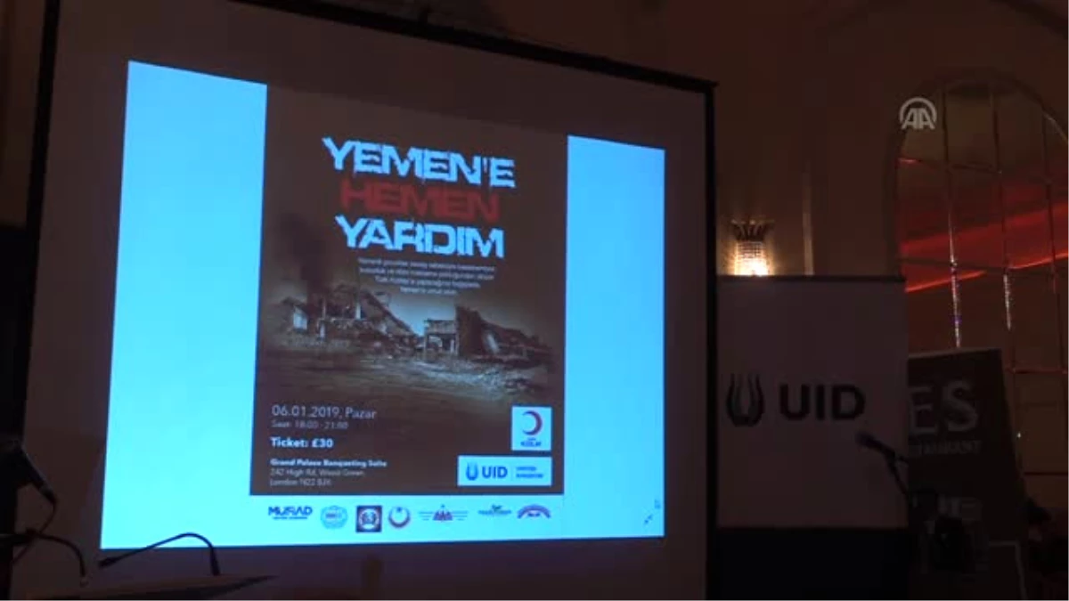İngiltere\'deki Türklerden Yemen İçin Yardım Gecesi