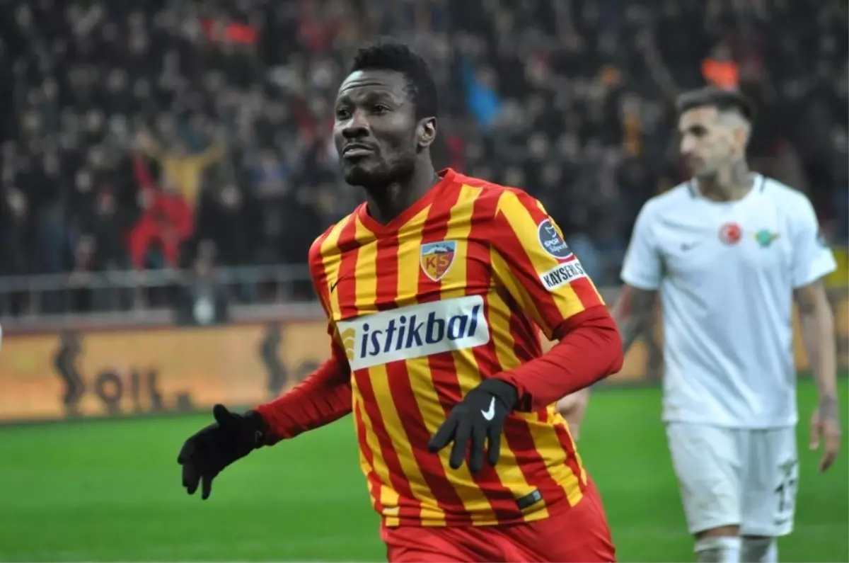 Kayserispor\'a Asamoah Gyan\'dan Kötü Haber