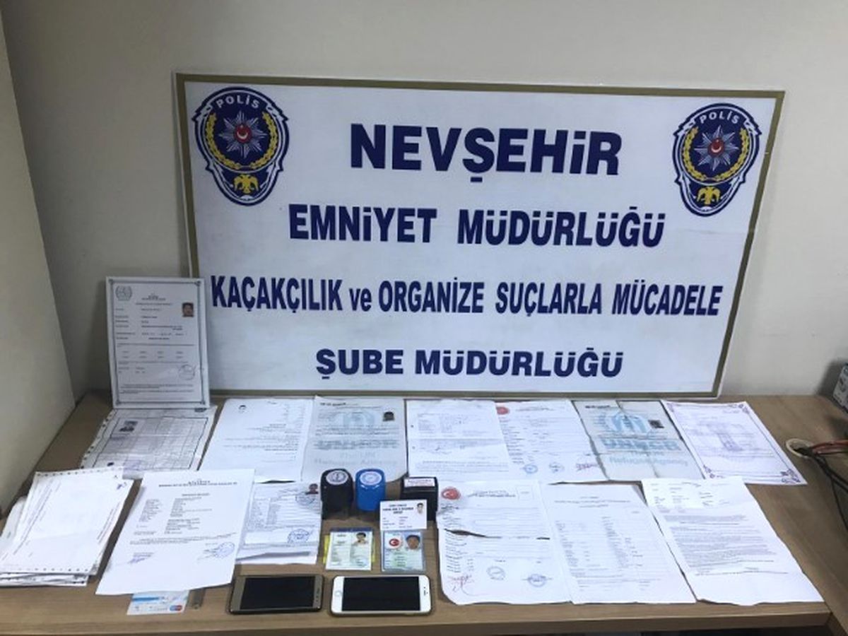Nevşehir\'de Sahte Belge Düzenleyen Çete Çökertildi