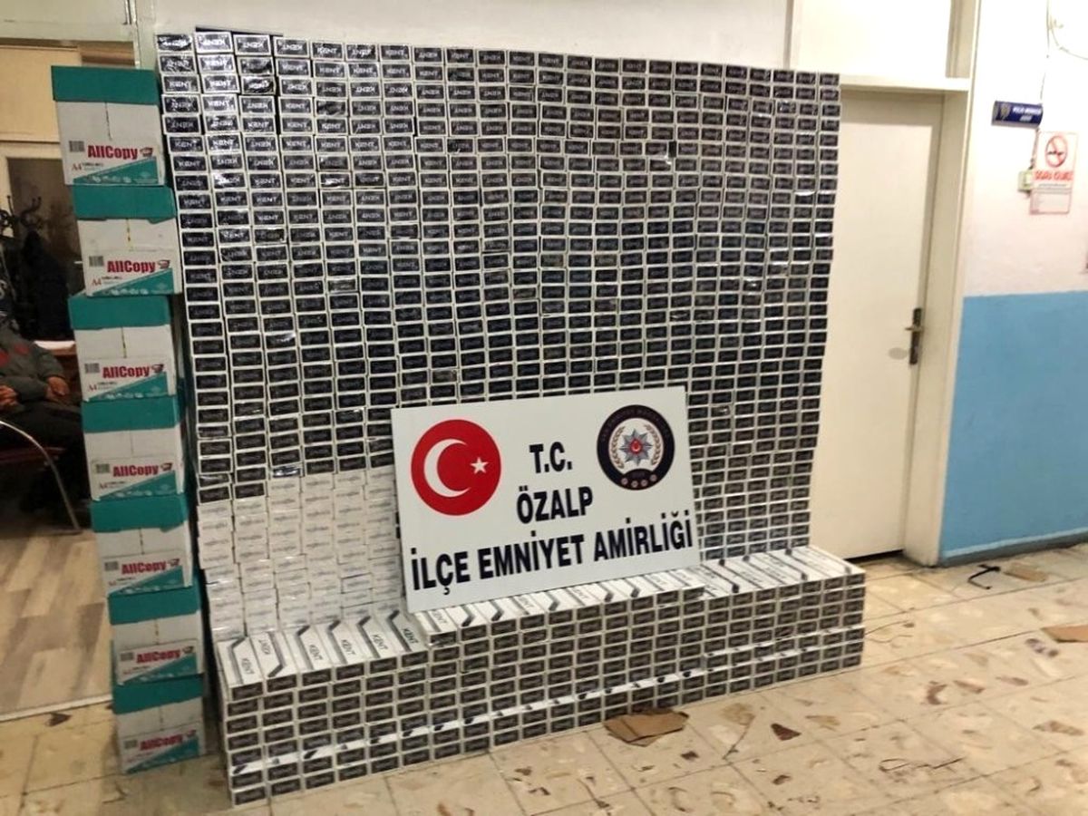 Özalp İlçesinde 11 Bin Paket Kaçak Sigara Ele Geçirildi