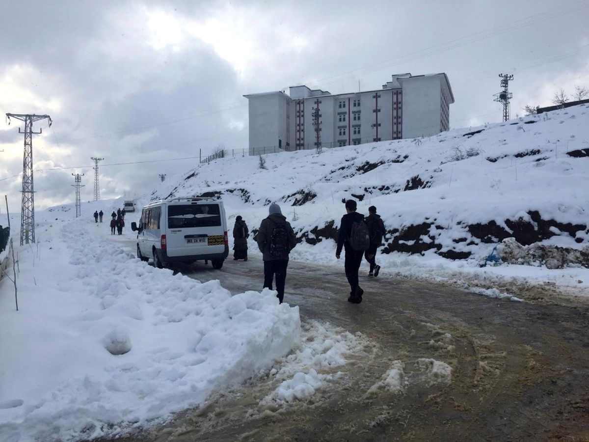 Sincik İlçesinde Okullara Kar Tatili