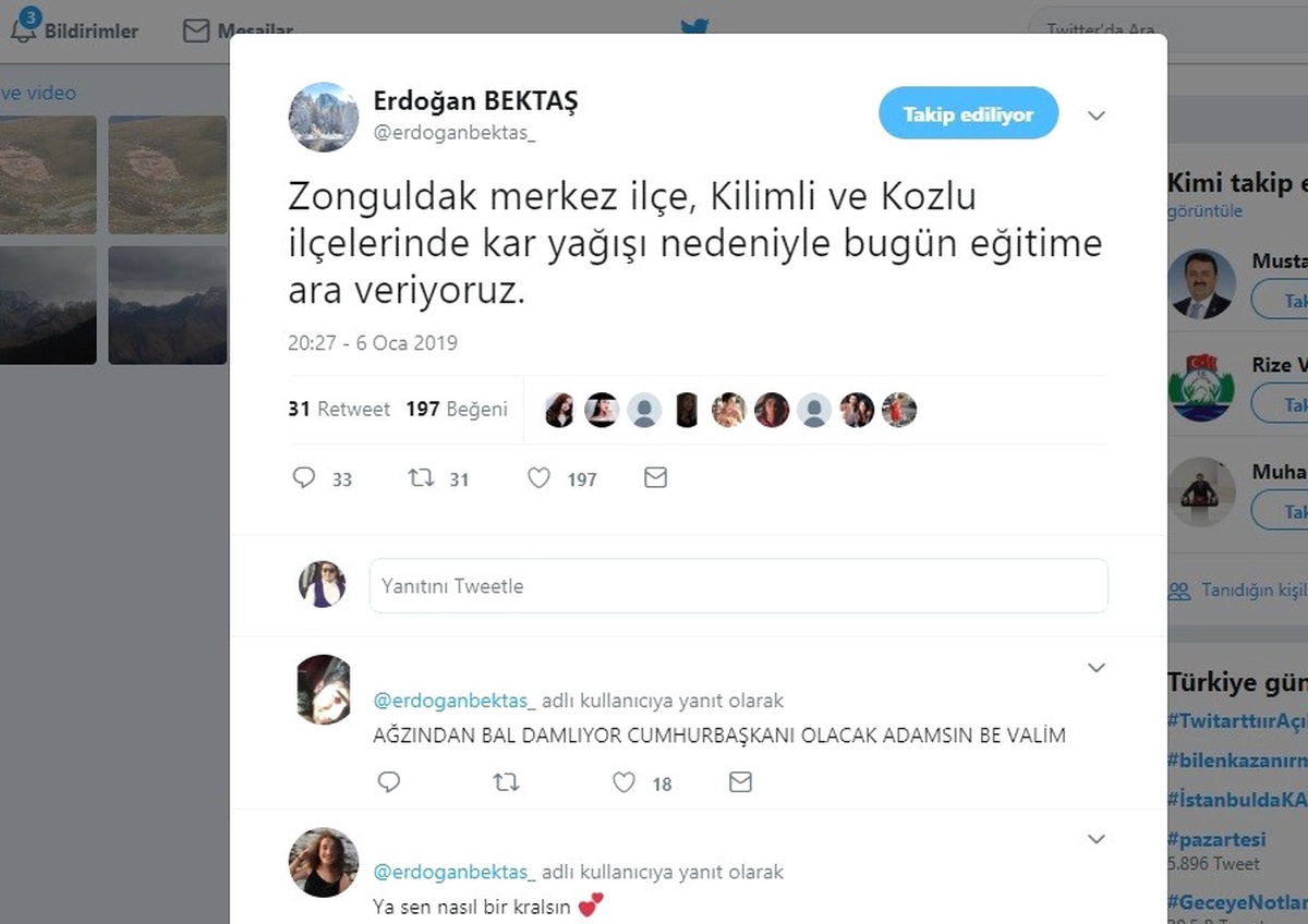 Zonguldak\'ta Okullar Bir Gün Tatil Edildi