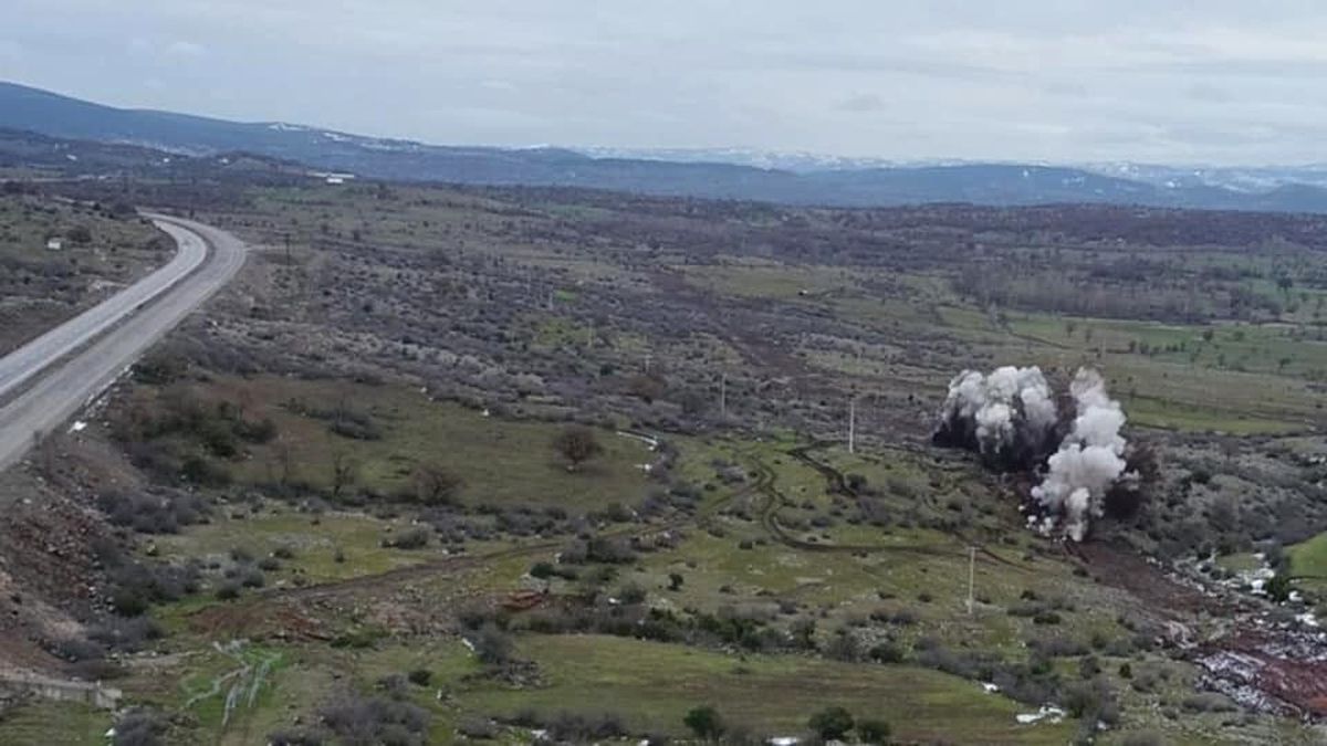 135 Kilo Dinamit Böyle Patladı