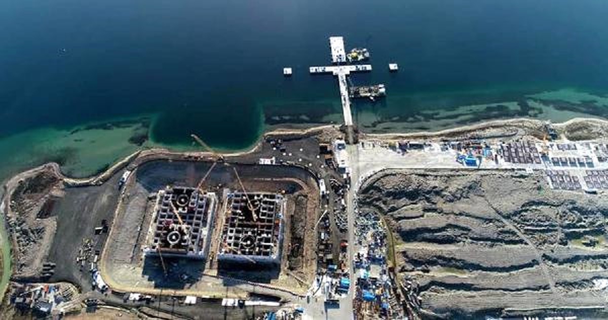 1915 Çanakkale Köprüsü\'nün Kule Ayakları Yüzdürülmeyi Bekliyor
