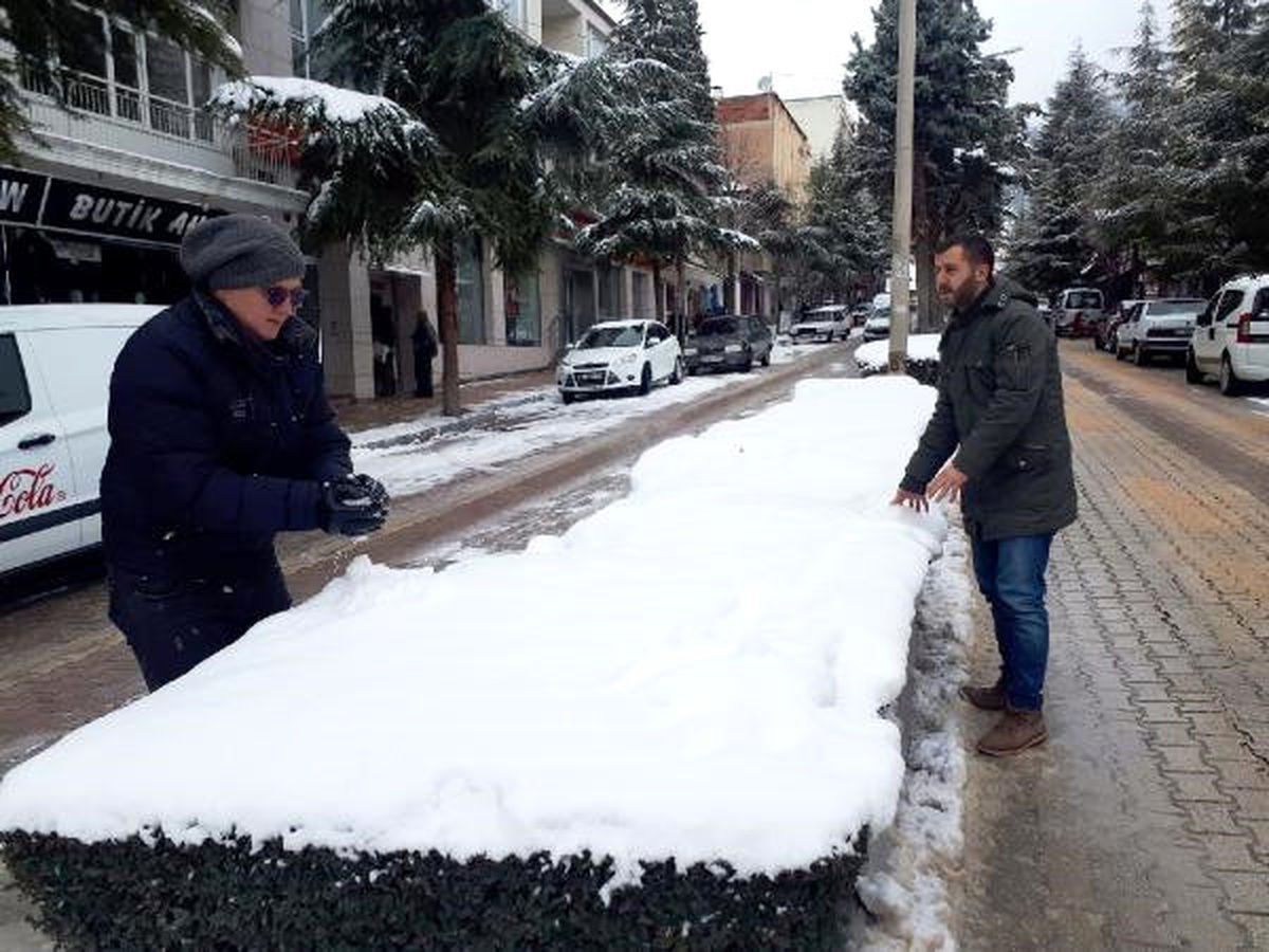 Antalya\'da 2 İlçede Eğitime Kar Engeli (2)