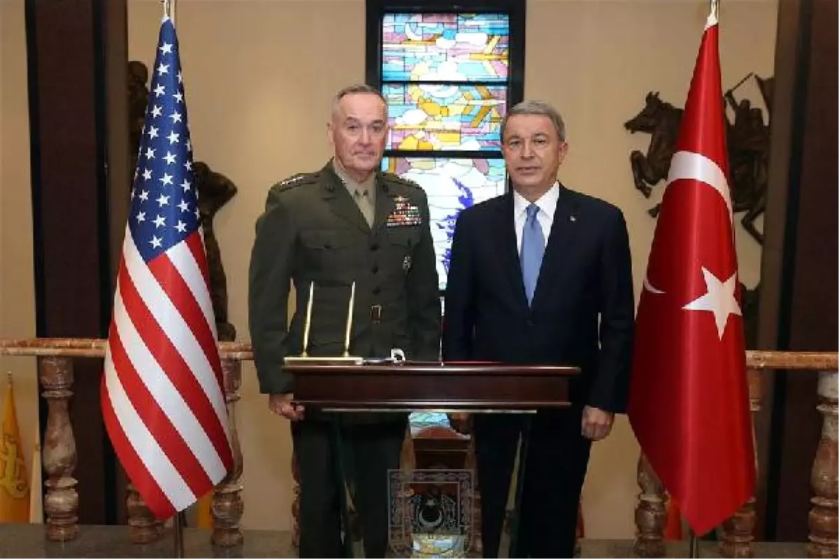 Bakan Akar, ABD Genelkurmay Başkanı Joseph Dunford\'u Kabul Etti (2) Yeniden