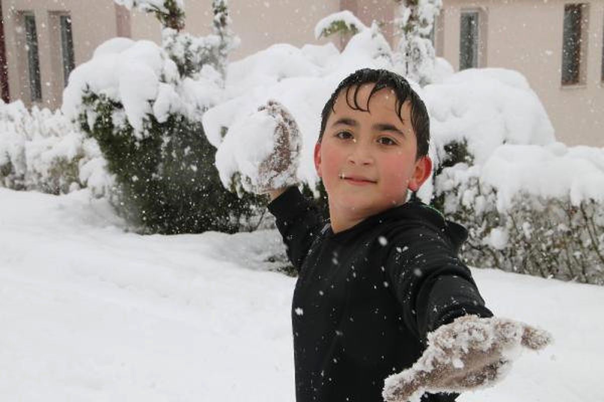 Düzce\'de Kar Tatili Çocukları Sevindirdi