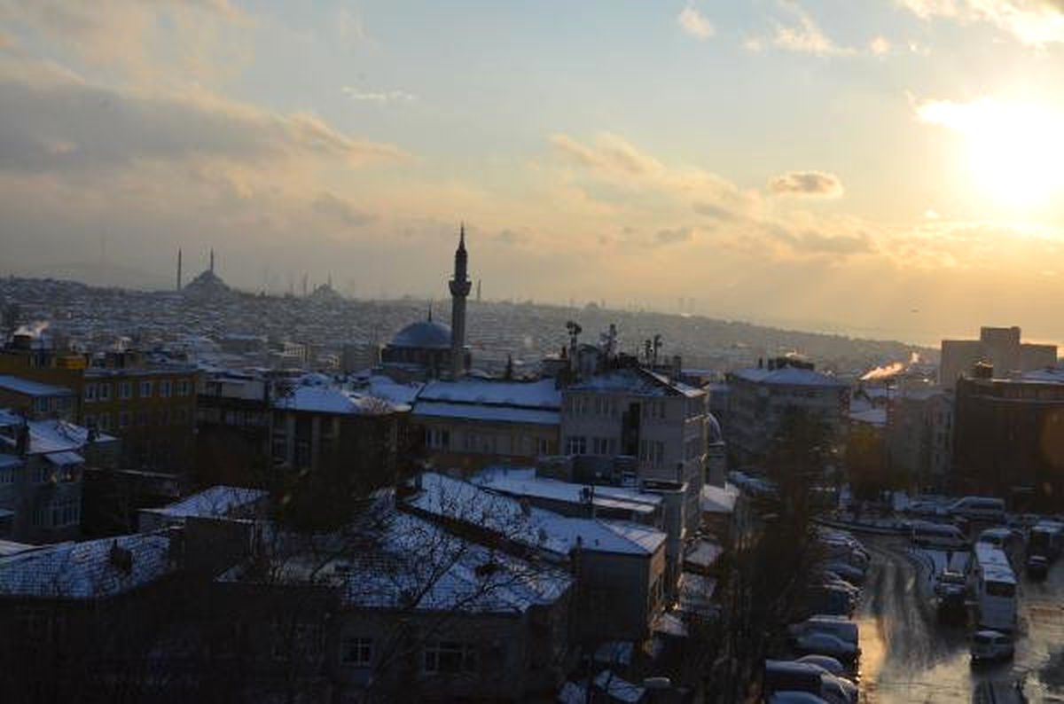 İstanbul\'dan Kar Manzaraları