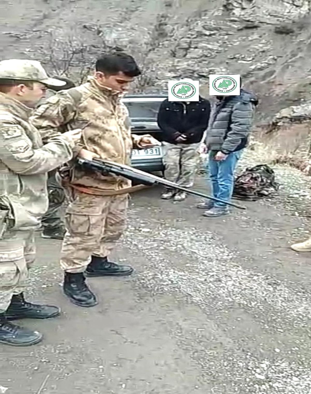 Kaçak Avcılar Suçüstü Kakalandı