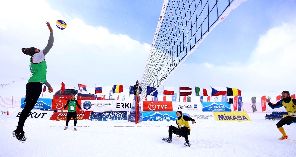 Kar Voleybolu Avrupa Kupası Türkiye Ayağı Yine Erciyes\'te