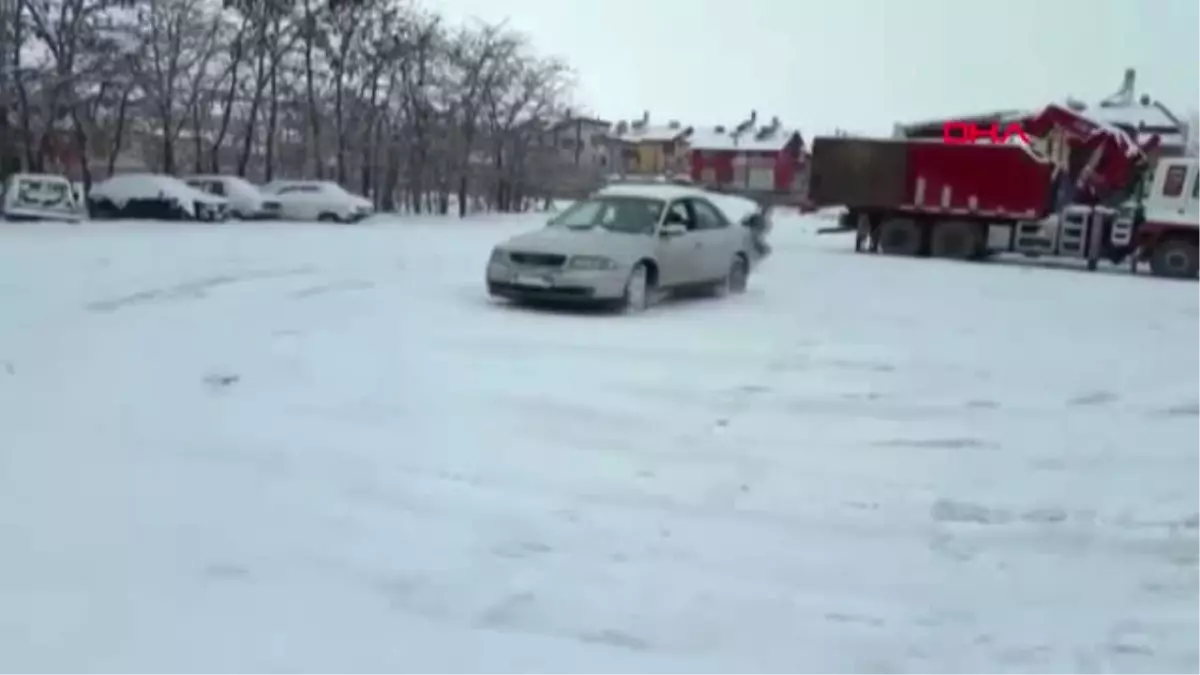 Konya Karda Tehlikeli Eğlence