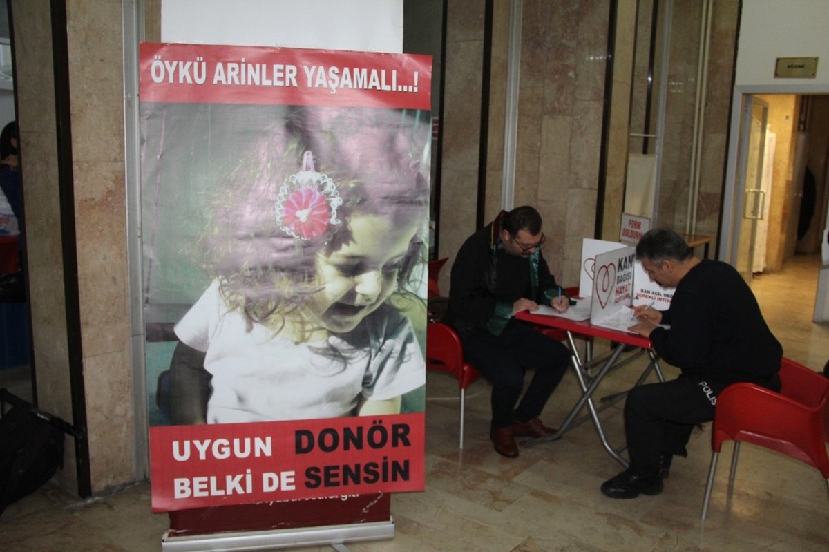 Öykü Arin Yazıcı İçin Kan Bağışı Kampanyasına Malatya\'da Katıldı
