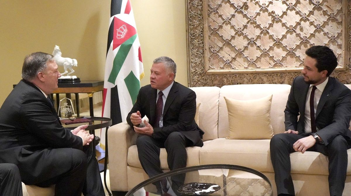 Pompeo, Ürdün Kralı ile Görüştü