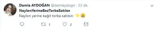 Sosyal Medya Kullanıcıları 'Naylon Yerine Bez Torba Satılsın' Kampanyası Başlattı