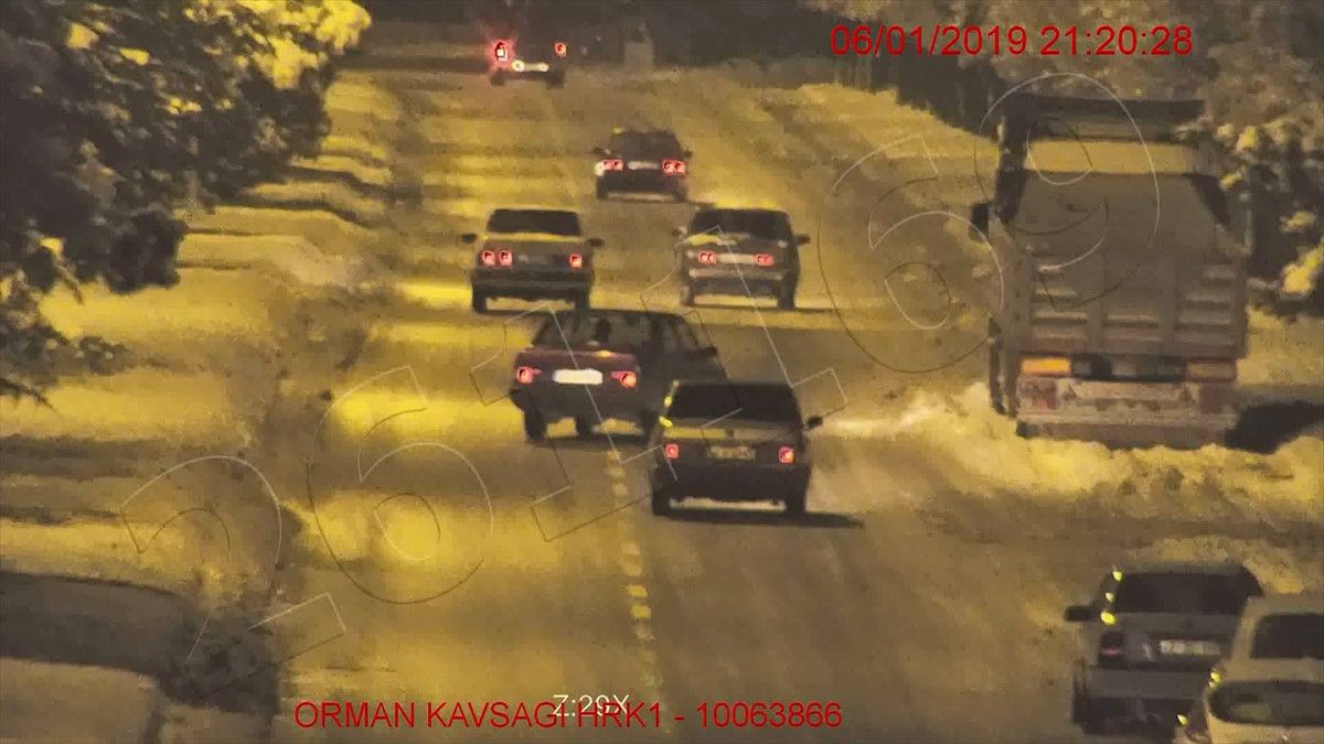 Drift"Ten Ehliyetine El Konuldu "Makas Atarken" Yakalandı