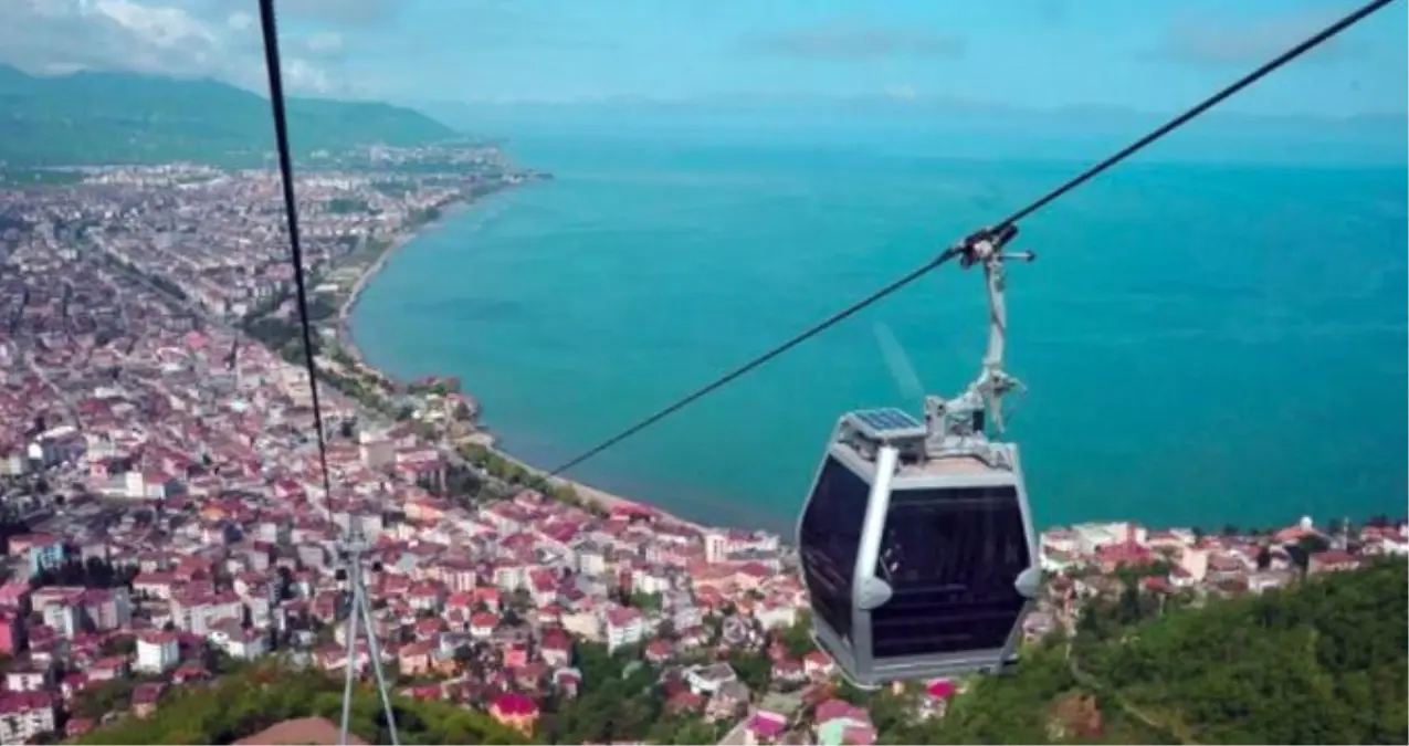 Geçen Sene Ordu\'da Teleferiğin Taşıdığı Yolcu Sayısı 55 İlin Nüfusunu Solladı