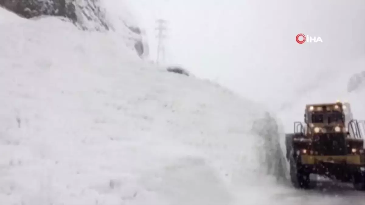 Hakkari-Çukurca Karayoluna Çığ Düştü